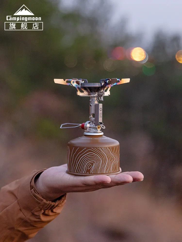 CAMPINGMOON XT-2F 티타늄 로켓 스토브 헤드 — 아웃도어 캐니스터 직결 버너 — AliExpress 어필리에이트 제품 사진 (평점 5)