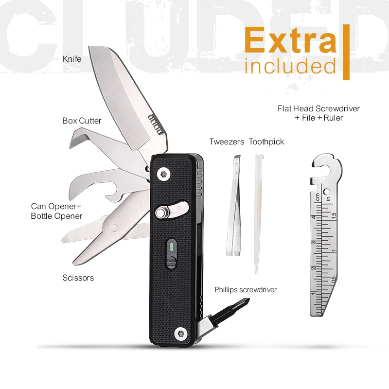 ROXON S504G Mini Multifunctional Back Clip Interchangeable — 멀티툴 프리미엄 — AliExpress 어필리에이트 제품 사진 (평점 4.81)
