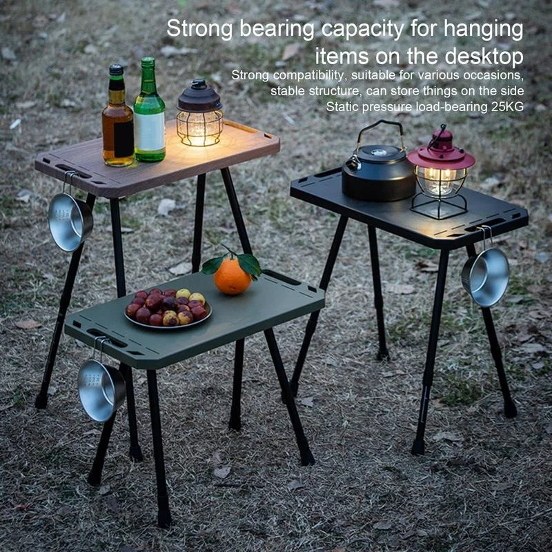 Aluminum Alloy Folding Camping Table Adjustable Height — 높이 조절 실용 — AliExpress 어필리에이트 제품 사진 (평점 5)