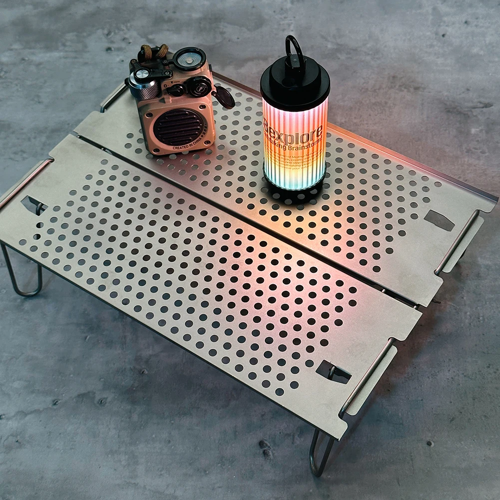 Lightweight Titanium Hiking Table Ultra-Light Folding — 초경량 프리미엄 — AliExpress 어필리에이트 제품 사진 (평점 4.4)