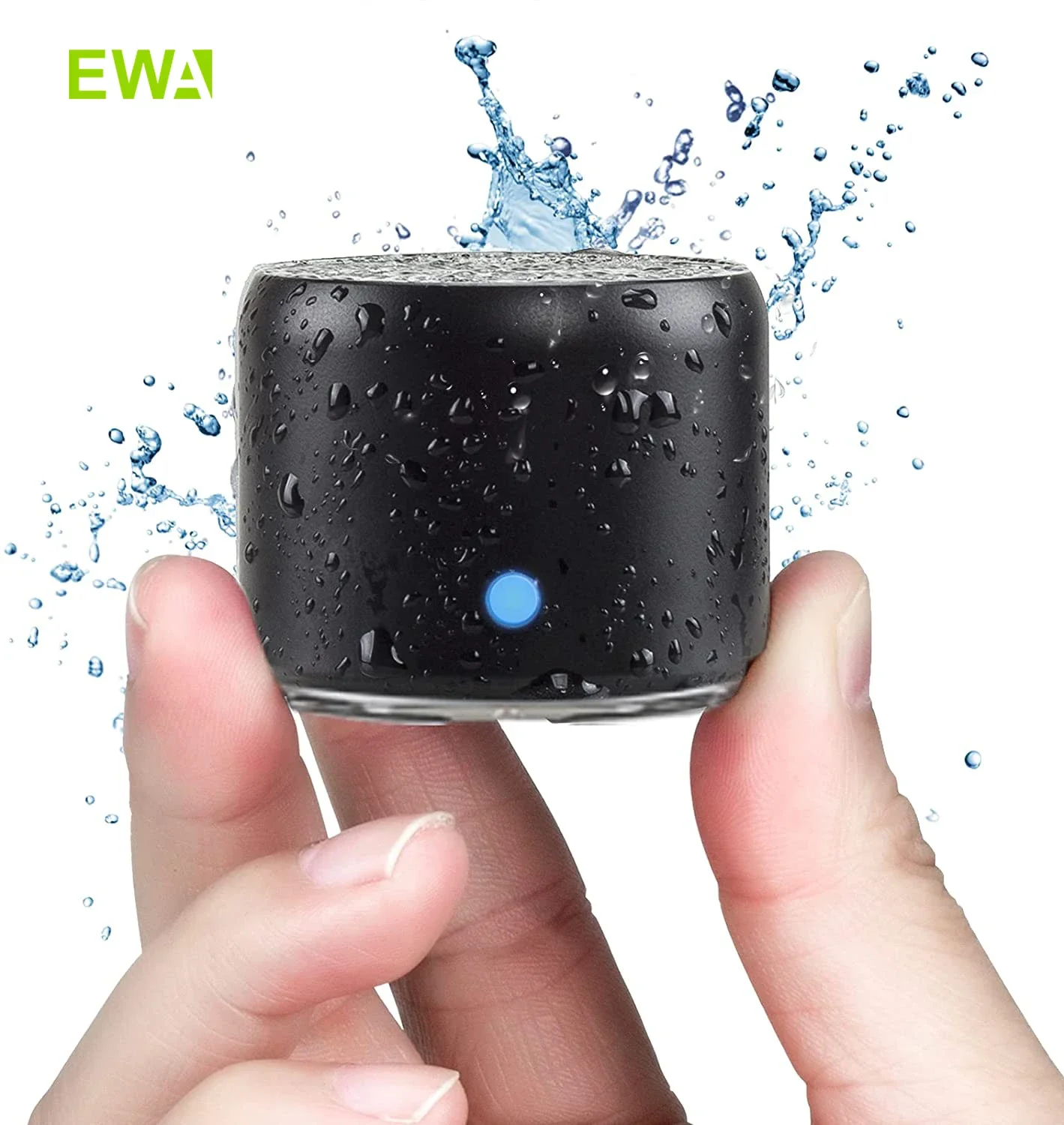 EWA A106 Pro 미니 블루투스 스피커 (IPX7 · 패시브 라디에이터) — AliExpress 어필리에이트 제품 사진 (평점 4.81)
