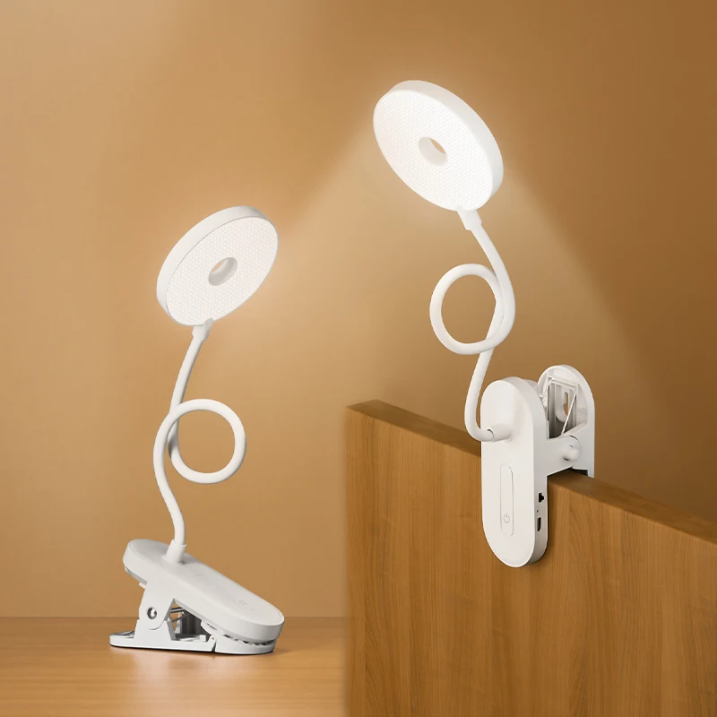 Clip-On Desk Lamp — Portable LED Stepless Dimming Desktop Book Lamp (클립형 가성비) — AliExpress 어필리에이트 제품 사진 (평점 4.5)