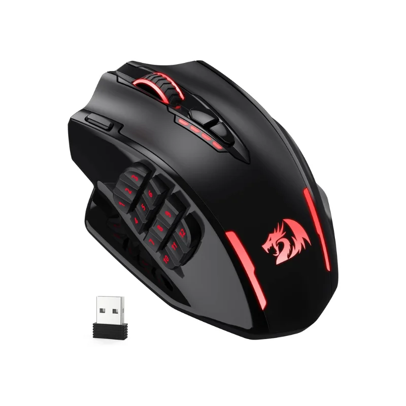 Redragon M913 Gaming Mouse — 16000 DPI Wired·2.4Ghz Wireless RGB 16 Programmable Buttons (베스트셀러) — AliExpress 어필리에이트 제품 사진 (평점 4.8)