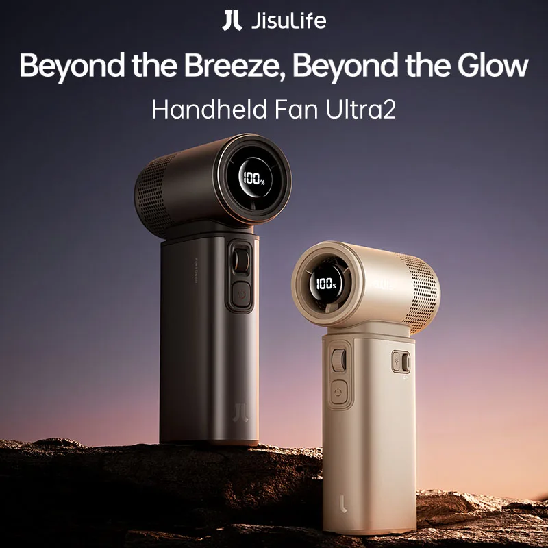 JISULIFE Ultra 2 터보 제트 손선풍기 (100단 풍속 · 강력 제트 · USB-C) — 프리미엄 터보 제트 — AliExpress 어필리에이트 제품 사진 (평점 4.6)