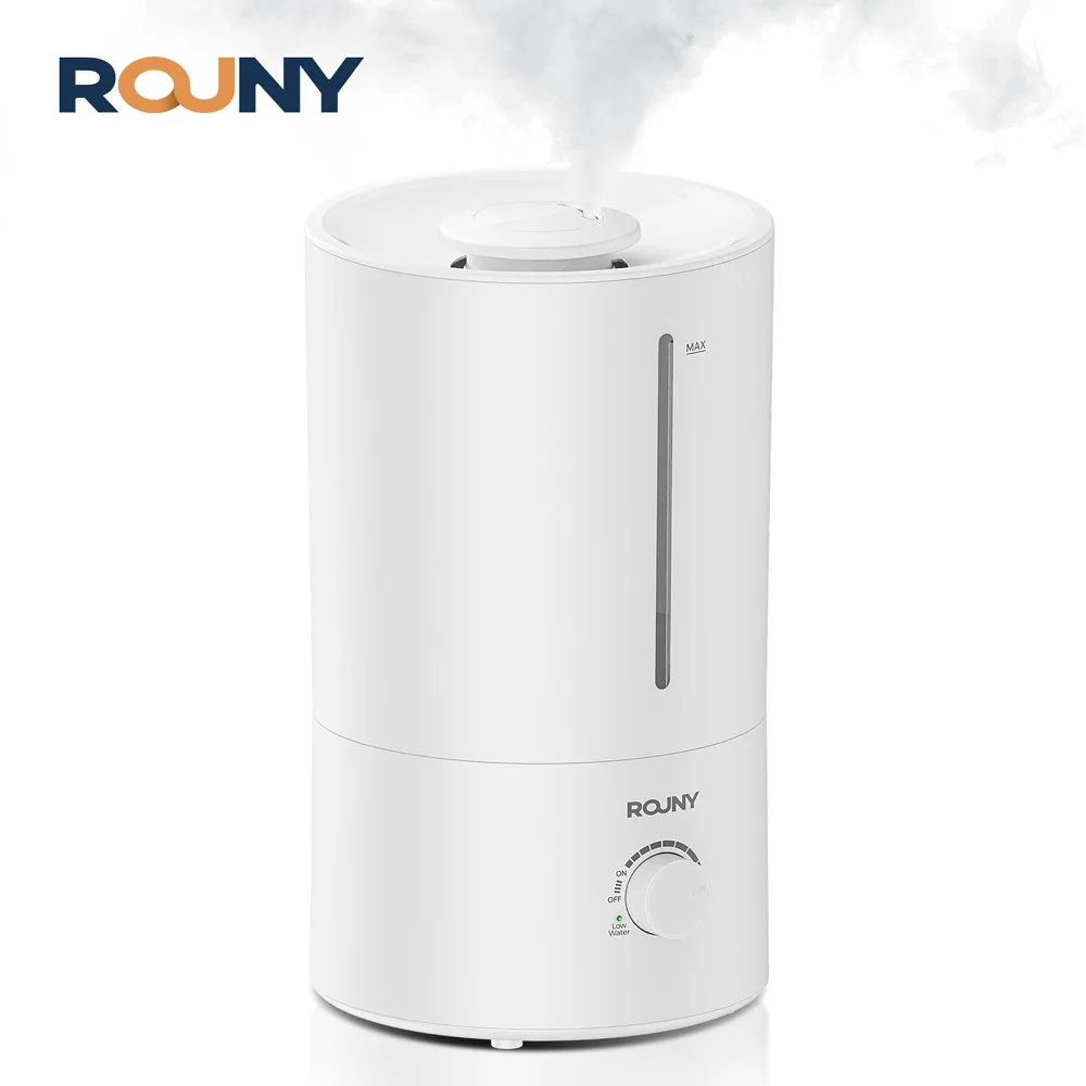ROUNY 4L 저수위 보호 가습기 — 안전장치 1위 (BPA-Free) — AliExpress 어필리에이트 제품 사진 (평점 4.74)