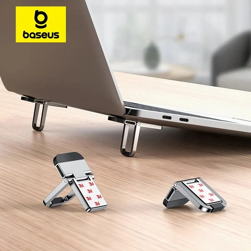 Baseus Foldable Laptop Stand — 알루미늄 무소음 브랜드 모델 — AliExpress 어필리에이트 제품 사진 (평점 4.98)
