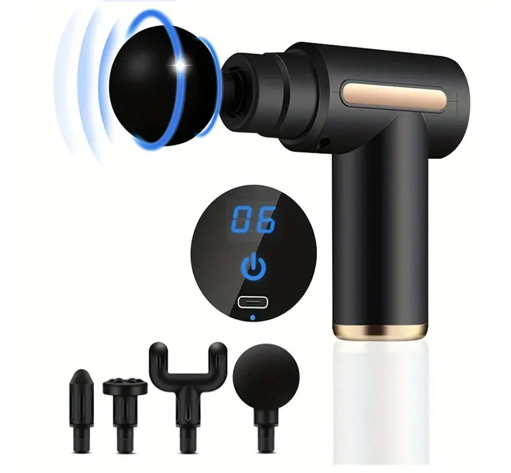 Fascial Gun Muscle Massage Gun Deep Tissue Handheld Percussion Massager — AliExpress 어필리에이트 제품 사진 (평점 4.86)