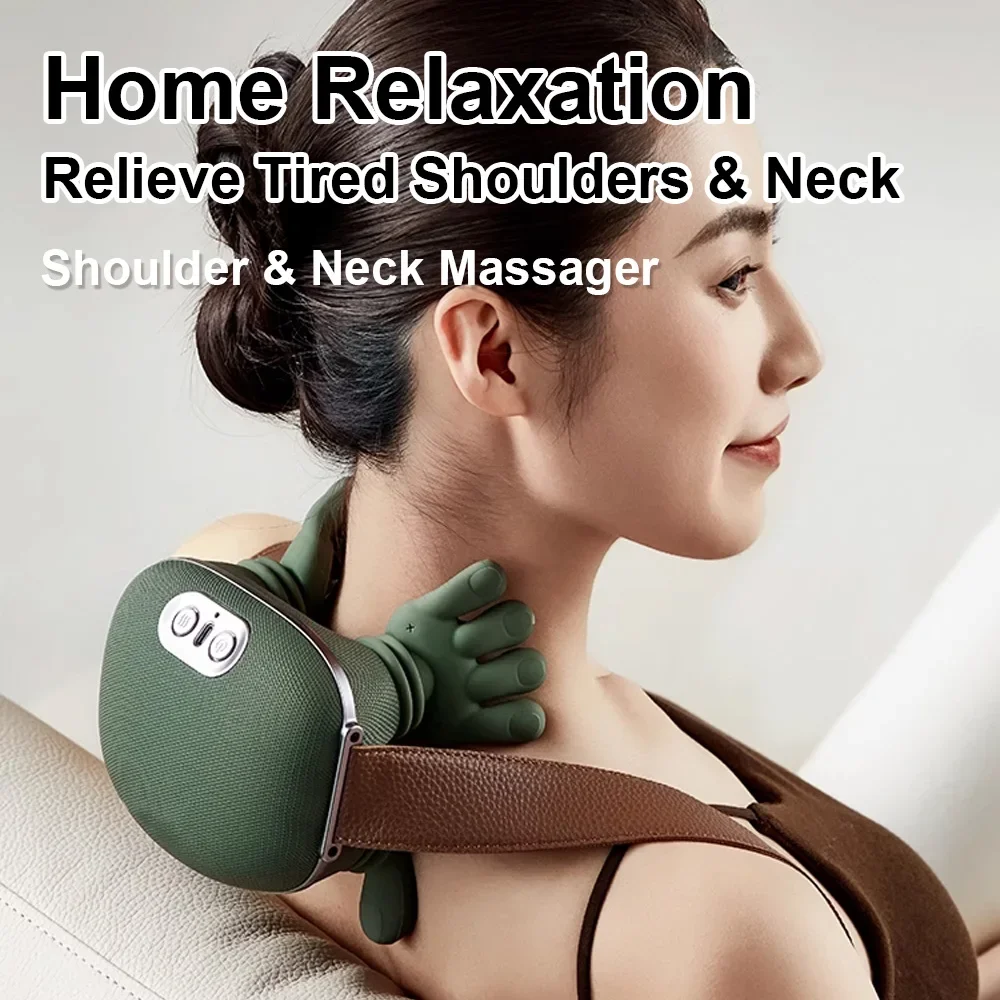 Neck Shoulder Massager Finger Pressure Shiatsu — 지압 핑거 마사지 숄 (최다 판매) — AliExpress 어필리에이트 제품 사진 (평점 4.6)