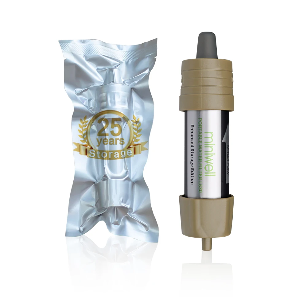 miniwell Emergency Water Filter — 비상 대비 키트 — AliExpress 어필리에이트 제품 사진 (평점 4.93)
