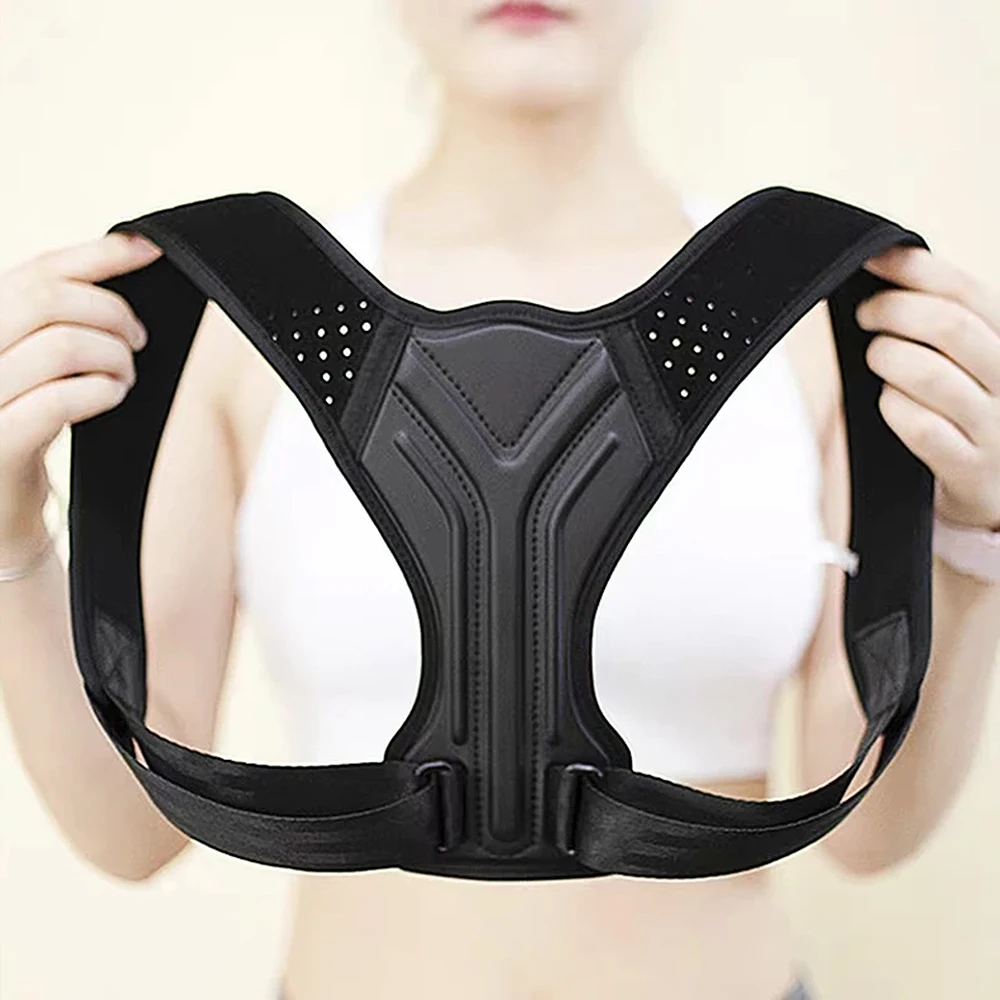 Adult Back Posture Corrector Corset — Clavicle Spine Correction Neck Support Belt 평점 95.6% — AliExpress 어필리에이트 제품 사진 (평점 4.8)