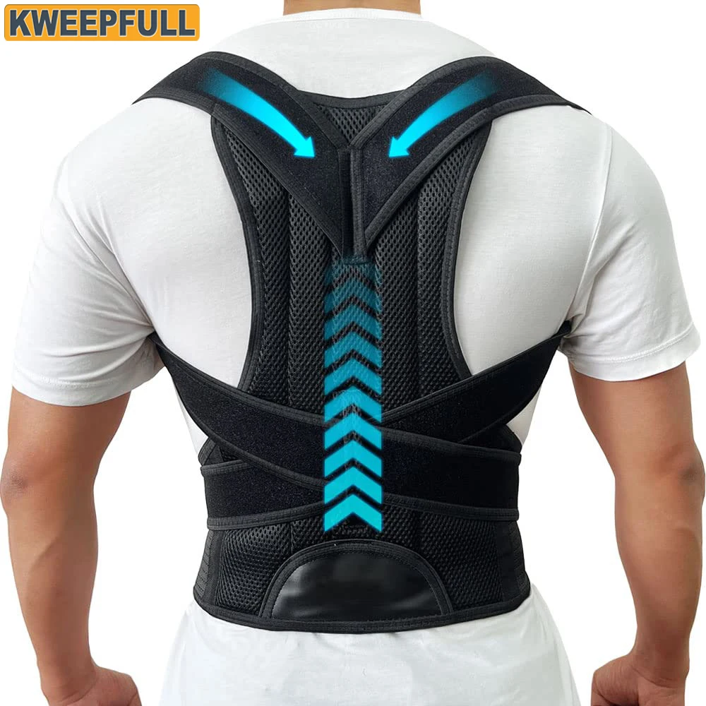 Back Brace Posture Corrector for Women & Men — Scoliosis·Hunchback Correction Adjustable Posture Trainer (베스트셀러) — AliExpress 어필리에이트 제품 사진 (평점 4.5)