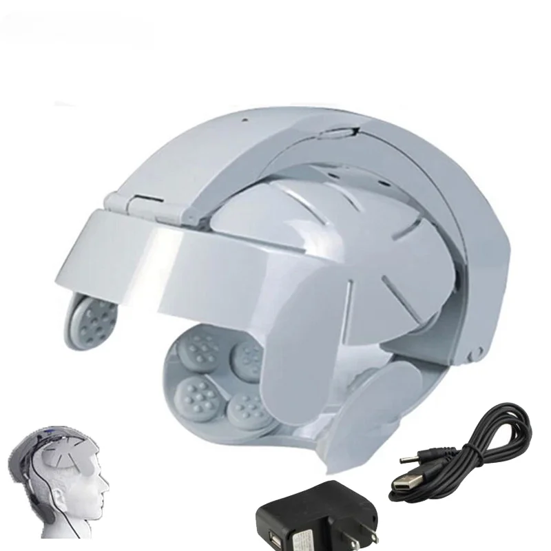 Electric Head Massager Helmet — 전동 헤드 마사지 헬멧형 (전동 중급) — AliExpress 어필리에이트 제품 사진 (평점 4.5)