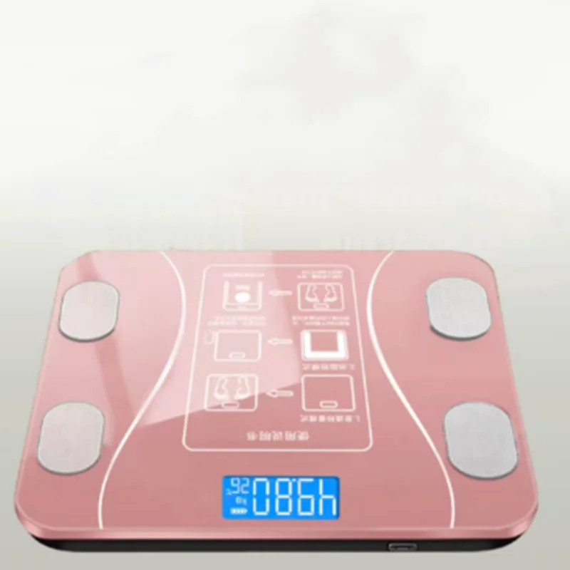 체성분 스마트 체중계(고평점 셀러) — 체지방·수분·BMI 측정 강화유리 체중계 — AliExpress 어필리에이트 제품 사진 (평점 4.9)