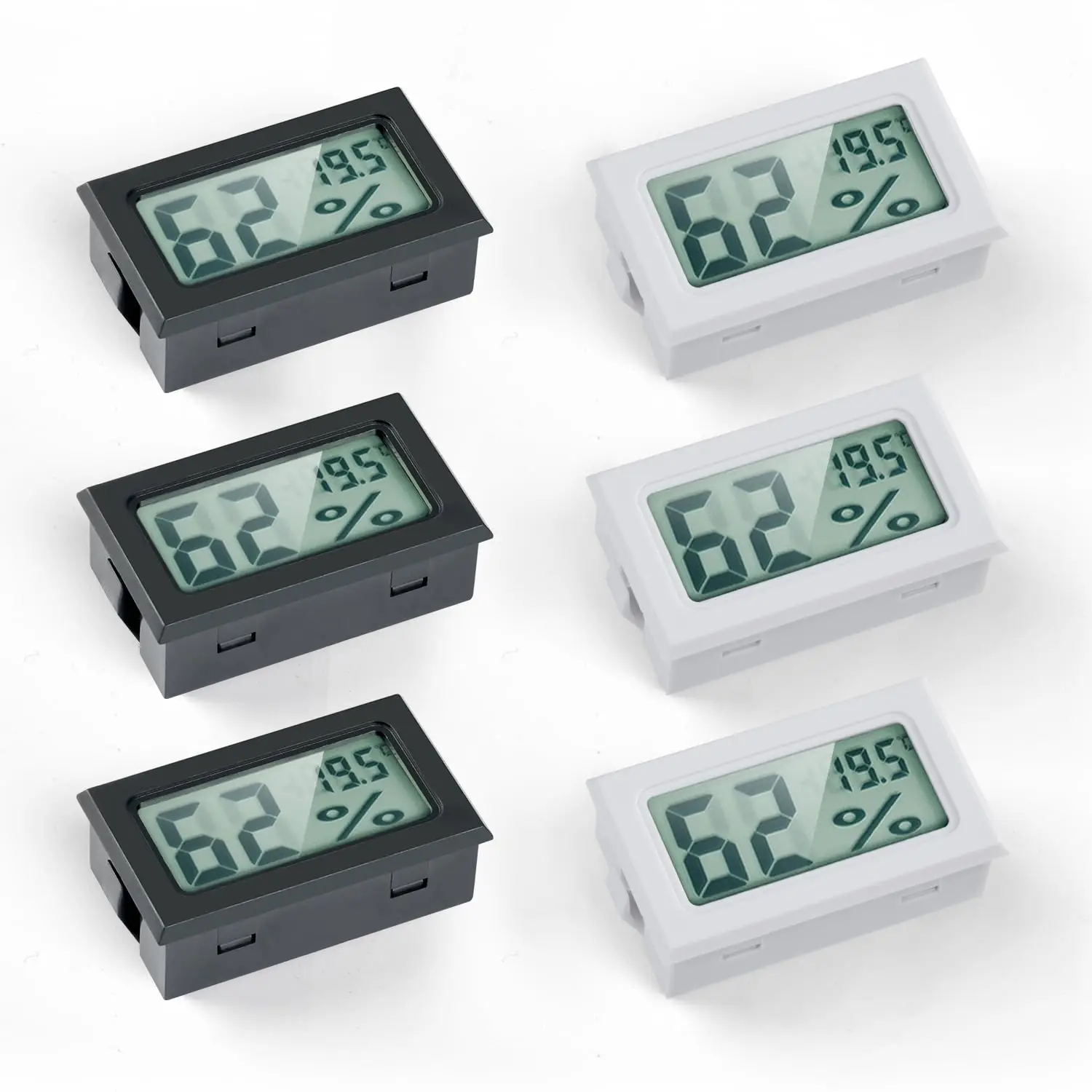Mini Digital Hygrometer Gauge Thermometer, LCD Temperature Humidity Meter for Humidors Greenhouse Jars Grow Tent Box Garden — AliExpress 어필리에이트 제품 사진 (평점 4.74)