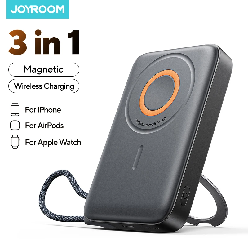 3 in 1 Magnetic Power Bank 22.5W Fast Charging 10000mAh Wireless Portable Charger — AliExpress 어필리에이트 제품 사진 (평점 4.79)