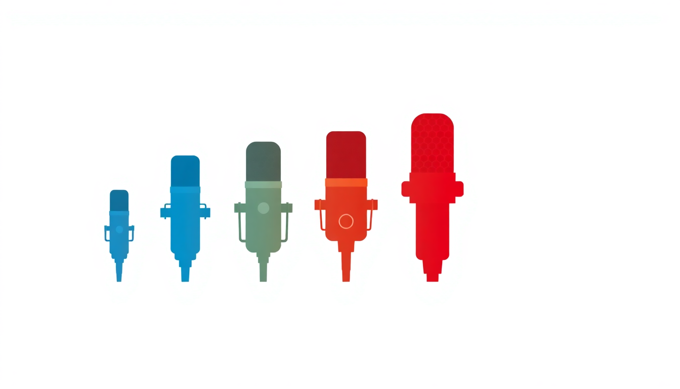 USB 마이크 추천 5종 입문 랩마이크·게이밍 콘덴서·RGB 콘덴서·다이내믹 방송용·올메탈 프리미엄 가격대별 비교 인포그래픽